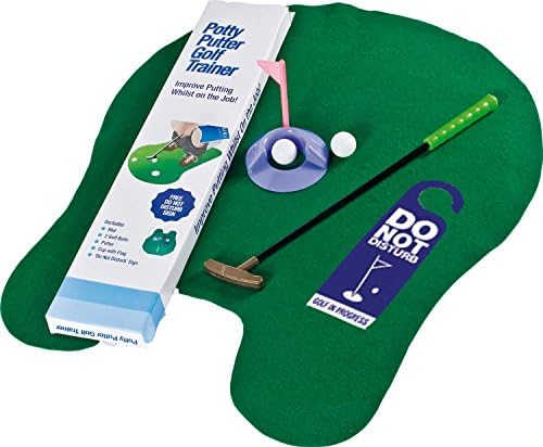 Pro Golfer Potty Putter Bathroom Toilet Golf Set