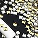 Binmer(TM)New 300 Punk Rivet Design Nail Art Sticker Tip Decal Manicure Metallic Gold Studs Nail Tips DIY