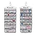 Hanging Closet Organizer 42 Pockets & Hanger stores Clothes, Stockings, Socks, Jewelry, Toiletries, Baby Nursery, Household & Children Accessories. Durable Dual-sided Closet Storage Saves Space