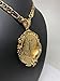 Gold Plated Mexican Coin Centenario Mexicano con Aguila Replica Oro Laminado Con Cadena Figaro 26