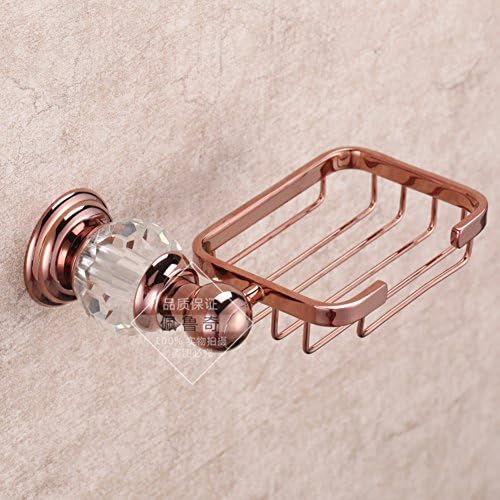All copper and gold frame soap box/European-style metal pendant bathroom soap dish-E