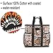 DEMOMENT Water Resistance Large Canvas Utility Tote Bag,Work Teacher Nurse Shoulder Women Bag(Tribal)