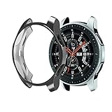 YiJYi Compatible with Samsung Galaxy Watch 46mm Case Cover,Soft Slim Full-Around Protective Case Cover Shell Bumper for Samsung Galaxy Watch 46mm