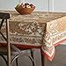 Maison d' Hermine Table Cloth Rectangle Table 100% Cotton 60 x 108 Inches Tablecloth Reusable Decorative Everyday Use for Dining Room, Farmhouse, Home, Party, Festive & Wedding - Kashmir Paisley