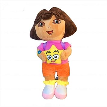 Zjq Jouets En Peluche 35cm Dora En Peluche Jouets En Peluche Amour Aventure De Dora Poupees Jeu Poupee Pour Enfants Cadeau D Anniversaire Amazon Fr Jeux Et Jouets