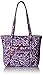 Vera Bradley Women's Cotton Small Vera Tote Bag, Lilac Paisley, One Size