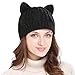 Cocobla Women's Hat Cat Ear Crochet Braided Knit Caps