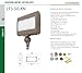 Westgate Lighting LED Flood Light with Knuckle Mount - Security Floodlight Fixture for Outdoor Yard Landscape Garden Lights - Safety Floodlights - UL Listed (50 Watt 3000K Warm White)