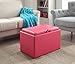 Convenience Concepts Designs4Comfort Accent Storage Ottoman 22.75