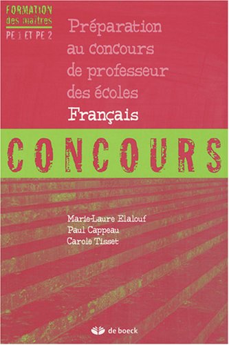 Préparation au concours de professeur des écoles