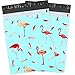 Ohuhu 100 Pcs 10 x 13 Flamingo Poly Mailers, Christmas Gift Packing Bags, Envelopes Shipping Bags with Self Seal Adhesive, Waterproof and Tear-Proof Postal Bags