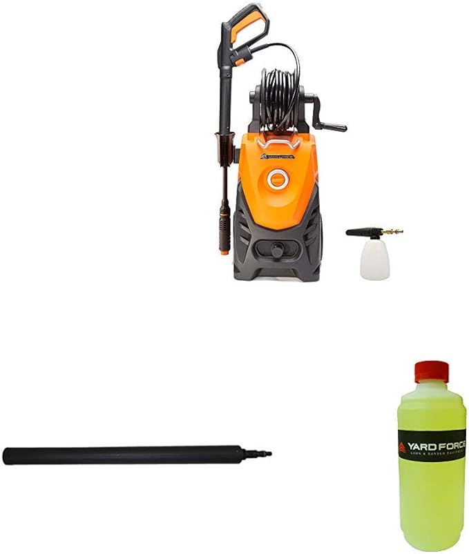 Yard Force 150 Bar 2000W HighPressure Washer with Accessories 440l/h