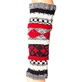 Tibetan Socks Hand Knit Wool Fleece Lined Leg Warmers Boot Toppers