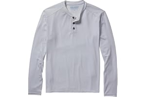 Fair Harbor The Seabreeze Henley –– Men's Classic Long Sleeve Henley –– Incredibly Soft and Lightweight, UPF 50