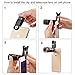 Apexel Telephoto Lens kit, 4 in 1 Cell Phone Camera Lens, 12X Telephoto Lens + 198° Fisheye Lens + 0.63 Wide Angle Lens + 15x Macro Lens, Clip-On Lenses for iPhone 8 7 6 Plus, Samsung Smartphone