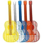 1 Large Guitar Flyswatter (Assorted Colors)