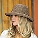 Wallaroo Hat Company – Women’s Catalina Sun Hat – Wide Brim Natural Fiber and Adjustable Sizing for Medium Crown Sizes – Chic Hat for Garden Parties, Beach Getaways and Outdoor Events (Mushroom)
