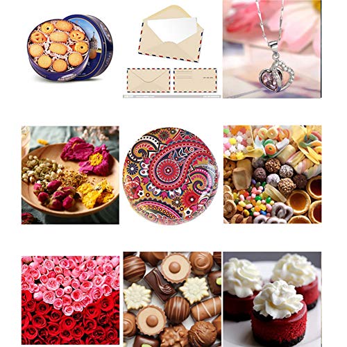 Smartcoco National Style Drum Shape Iron Gift Boxes Wedding Birthday Candy Tea Packing Box Party Favors Flower Boxes Cracker Case - Thumbnail 2