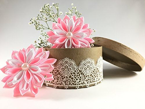 Baby-Girls Kanzashi Hair Clip Accessories, Barrettes ( Pack of 2)