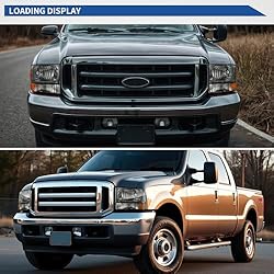 oEdRo Headlight Assembly Compatible with 1999-2004