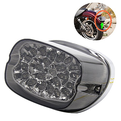 Motorcycle led tail light brake turn signals lamp for s…