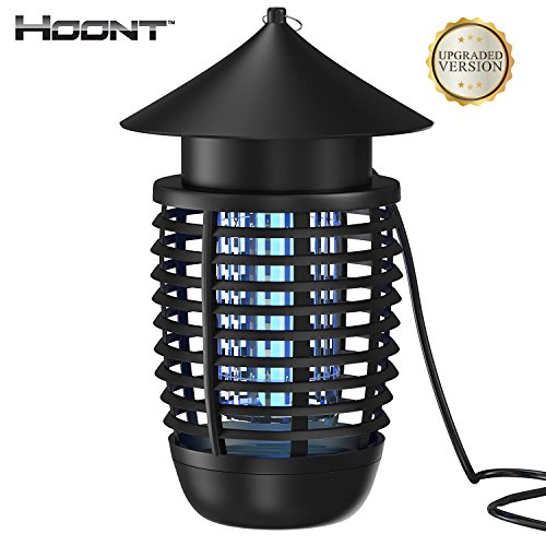 Hoont Powerful Electric Indoor Bug Zapper and Fly Zapper Catcher Killer Trap â€“ Covers 600 Sq. Ft. / Fly Killer, Insect Killer, Mosquito Killer â€“ For Residential, Commercial and Industrial [UPGRADED]