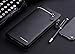 Doinshop Men Leather Card Cash Receipt Holder Organizer Bifold Wallet Purse (black)