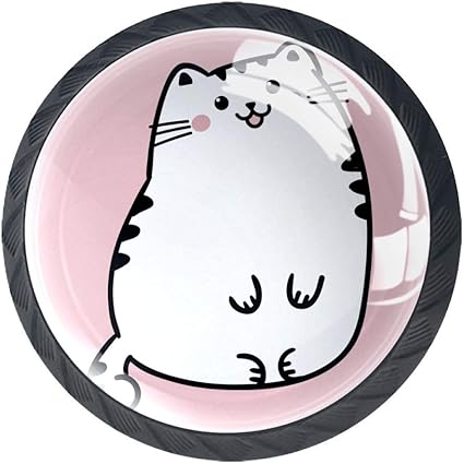Xingruyun Pomos y Tiradores Gato Lindo de la Historieta Perillas de