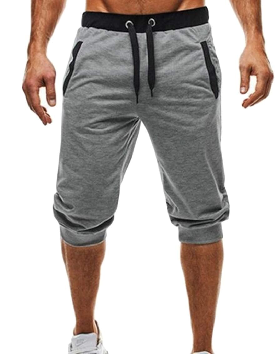 SHOWNO Mens Fashion Elastic Waist 