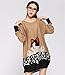 Cute Cartoon Cat Printed Women Long Sleeve Round Neck Loose Knitwear Tops Blouse