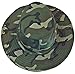 Boonie Bush Safari Outdoor Fishing Hiking Hunting Boating Snap Brim Hat Sun Cap with Neck Flap (Woodland Camo, L)