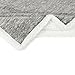 Premium Sherpa Melange Throw Blanket for Couch, Sofa by Pavilia | Soft, Fluffy, Plush, Warm, Cozy | Light Gray Fuzzy Lightweight Microfiber, Luxury Modern Reversible TV Blanket | 50 x 60 Inches
