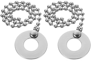 Yardwe Drum Alloy Cymbal Sizzle Chain for Jazz Drum Kit - Adjustable Length Cymbal Extension Chain - Enhance Sound Quality an