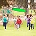 Coopay 30 Pieces Foldable Flying Disc/Fan with Bag Folding Pocket Toy Set Frisbees for Kids Fun Birthday Party Favors Summer Outdoor Activity Game, 5 Colors