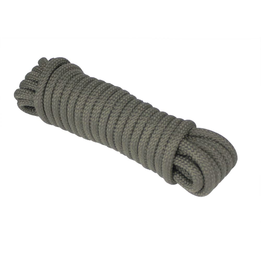 Extreme Max 3008.0424 16-Strand Diamond Braid Utility Rope - 3/8" x 100', OD Green