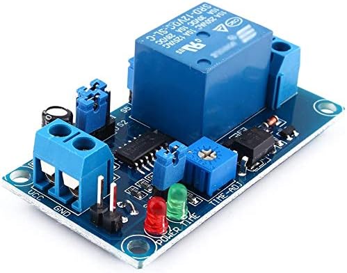 ICQUANZX Módulo de relé de retardo de Tiempo DC 12V para Smart Home, tacógrafo, GPS, Control PLC, Control Industrial, Experimento electrónico, Robot Arduino