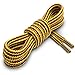 Miscly Round Boot Laces [1 Pair] Heavy Duty and Durable Shoelaces for Boots, Work Boots & Hiking Shoes (72