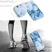 VIVIBIN iPhone 6 Plus Case,iPhone 6s Plus Case,Cute Light Blue Marble for Women Girls Clear Bumper Best Protective Soft Silicone Rubber Matte TPU Cover Slim Fit Phone Case for iPhone 6 Plus/6s Plus