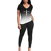 Lounge Sets for Women 2 Piece Summer Casual Jogger Workout Outfits Short Tops Long Pant Sweat suit leggings set