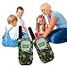 Kids Walkie Talkie Wireless Two Ways Radio Toy T-388 3 Miles Range 22 Channels Built in Flash Light FRS GMRS Birthday Gift Mini Walkie Talkie for Outdoor Adventures Camping Hiking Set of 2 Army Green