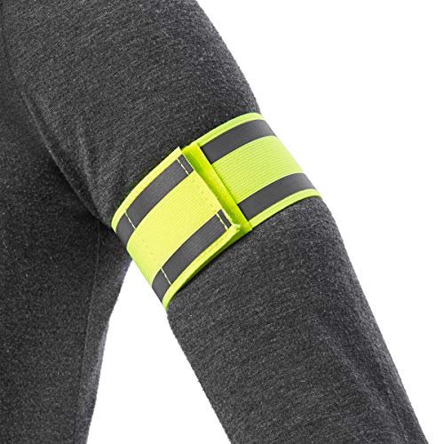 Kaiyuan Dynasty Reflective Bands High Visibility Running Gear Bands for Wrist/Ankle/Arm/Leg Safety Night Walking Reflector Tape Strap 4 Bands