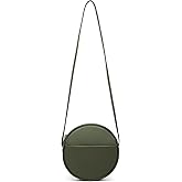 YONBEN Circle Crossbody Bag for Women NYLON Circle Purse with Zipper Adjustable Knot Shoulder Straps