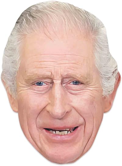 STAR CUTOUTS King Charles III Cardboard Face Mask Royal Costume Fancy Dress