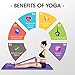 Yes4All Yoga Starter Kit – Include: 2 Yoga Blocks, Yoga Strap with D-ring, Yoga Towel & NBR Yoga Foam Mat – Yoga Kit for Beginners (Purple)