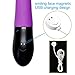 Double-Headed Vibrators for Couples, G Spot Clitoris Prostate Nipple Stimulator, 9 Patterns Silicone Massage Adult Toy for Women Couples (Purple)thumb 3