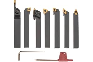Grizzly Industrial T10293-7 Piece Indexable Carbide Set 3/8"