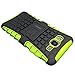 Galaxy On5 Case, OEAGO Samsung Galaxy On5 Case [Shockproof] [Impact Protection] Tough Rugged Dual Layer Protective Case with Kickstand for Samsung Galaxy On5 - Green