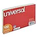 Universal 47256 Index Cards, 5 x 8, Blue/Salmon/Green/Cherry/Canary (Pack of 100)