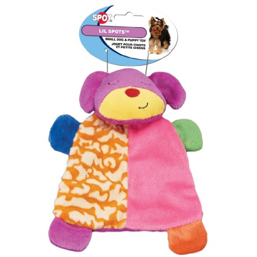 UPC 077234041390, Ethical Pet Lil Spots Plush Blanket Toys for Small Dogs and Puppies, 7-Inch, Assorted