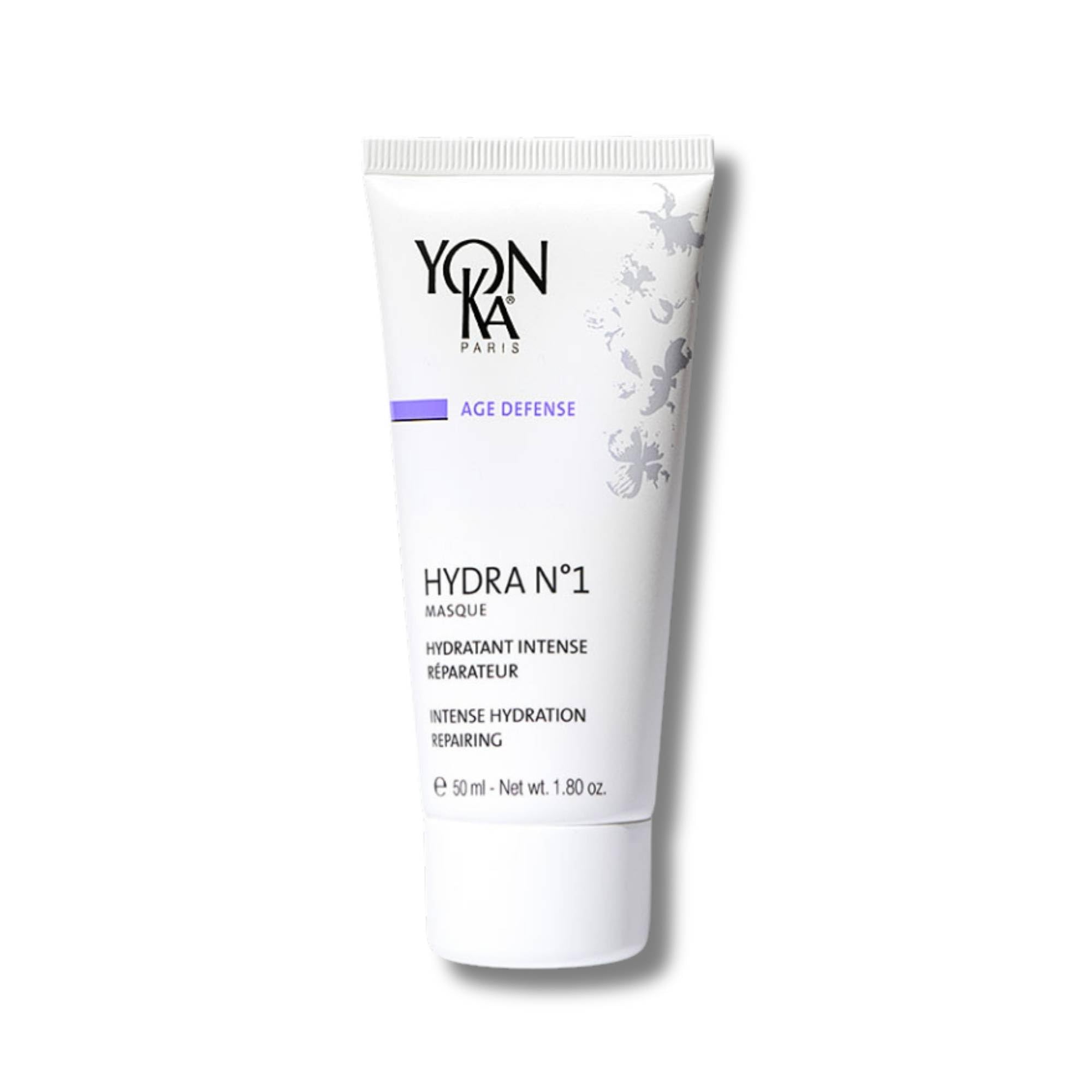 Hydra N°1 Masque Yonka Hydrating Face Mask for Dehydrated Skin 50ml - Long-lasting Deep Hydration for Dry and Damaged Skin, Repairs & Reduces Wrinkles - Dermatologically Proven Results !